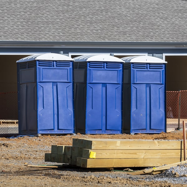 how can i report damages or issues with the porta potties during my rental period in Waukeenah